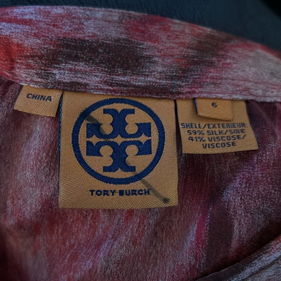 TORY BURCH silk blend skirt size 6 - Picture 6 of 6